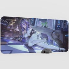 mousepad bastir Layla Genshin Impact Anime Oyuncu V1 - 90X40 Xxl Gaming Mouse Pad Fare Altlığı