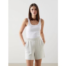 Lc Waikiki Yeni Sezon Beli Lastikli Kadın Şort