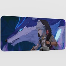 mousepad bastir Razor Genshin Impact Anime Oyuncu V4 - 90X40 Xxl Gaming Mouse Pad Fare Altlığı