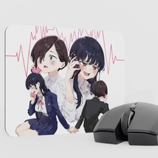 mousepad bastir Boku No Kokoro No Yabai Yatsu Anime Mousepad V5 - 22X18 Gaming Mouse Pad Fare Altlığı