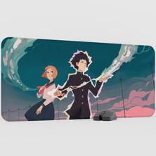 mousepad bastir Mob Psycho 100 Anime Mousepad V5 - 90X40 Xxl Gaming Mouse Pad Fare Altlığı