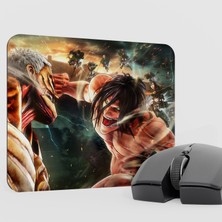 mousepad bastir Attack On Titan Anime Mousepad V3 - 22X18 Gaming Mouse Pad Fare Altlığı