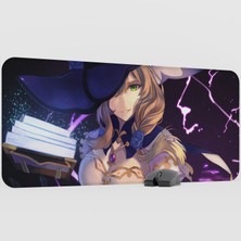 mousepad bastir Lisa Genshin Impact Anime Oyuncu V4 - 90X40 Xxl Gaming Mouse Pad Fare Altlığı