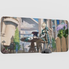 mousepad bastir Lynette Genshin Impact Anime Oyuncu V5 - 90X40 Xxl Gaming Mouse Pad Fare Altlığı