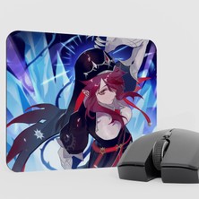 mousepad bastir Rosaria Genshin Impact Anime Oyuncu V1 - 22X18 Gaming Mouse Pad Fare Altlığı