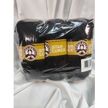 Ören Bayan Star Lurex Siyah El Örgü Ipi (3 Adet) - Renk: 999S