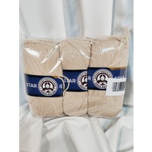 Ören Bayan Star Bej El Örgü Ipi (3 Adet) - Renk: 113