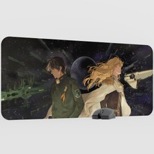 mousepad bastir Ginga Eiyuu Densetsu Anime Mousepad V2 - 90X40 Xxl Gaming Mouse Pad Fare Altlığı