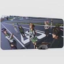 mousepad bastir Highschool Of The Dead Anime Mousepad V1 - 90X40 Xxl Gaming Mouse Pad Fare Altlığı