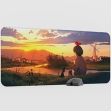 mousepad bastir Kiki's Delivery Service Anime Mousepad V3 - 90X40 Xxl Gaming Mouse Pad Fare Altlığı