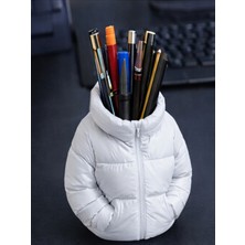 Lumiyo Beyaz Erkek Mont Kalemlik