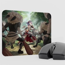 mousepad bastir Noelle Genshin Impact Anime Oyuncu V2 - 22X18 Gaming Mouse Pad Fare Altlığı