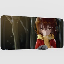 mousepad bastir Erased Anime Mousepad V4 - 90X40 Xxl Gaming Mouse Pad Fare Altlığı