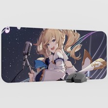 mousepad bastir Barbara Genshin Impact Anime Oyuncu V3 - 70X30 Xl Gaming Mouse Pad Fare Altlığı