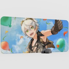 mousepad bastir Bennett Genshin Impact Anime Oyuncu V2 - 90X40 Xxl Gaming Mouse Pad Fare Altlığı