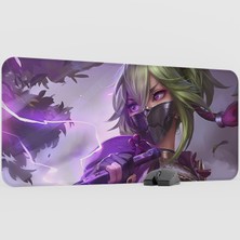mousepad bastir Kuki Shinobu Genshin Impact Anime Oyuncu V2 - 90X40 Xxl Gaming Mouse Pad Fare Altlığı