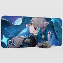 mousepad bastir Lynette Genshin Impact Anime Oyuncu V4 - 70X30 Xl Gaming Mouse Pad Fare Altlığı