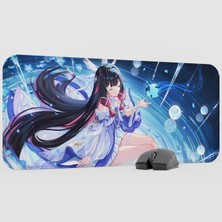 mousepad bastir Columbina (Damselette) Genshin Impact Anime Oyuncu V3 - 70X30 Xl Gaming Mouse Pad Fare Altlığı