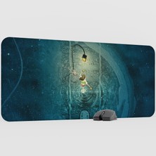 mousepad bastir Miyazaki Anime Mousepad V4 - 90X40 Xxl Gaming Mouse Pad Fare Altlığı