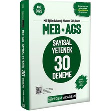 Pegem Akademi Yayıncılık Pegem 2026 Meb-Ags Sayısal Yetenek 30 Deneme Çözümlü Pegem Akadem