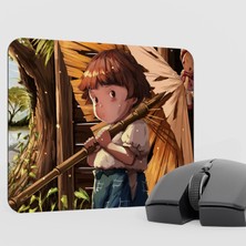 mousepad bastir Ateşböceklerinin Mezarı Grave Of The Fireflies Anime Mousepad V3 - 22X18 Gaming Mouse Pad Fare Altlığı