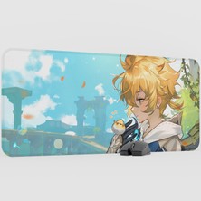 mousepad bastir Mika Genshin Impact Anime Oyuncu V2 - 90X40 Xxl Gaming Mouse Pad Fare Altlığı