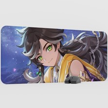 mousepad bastir Sethos Genshin Impact Anime Oyuncu V4 - 90X40 Xxl Gaming Mouse Pad Fare Altlığı
