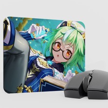 mousepad bastir Sucrose Genshin Impact Anime Oyuncu V2 - 22X18 Gaming Mouse Pad Fare Altlığı