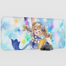 mousepad bastir Barbara Genshin Impact Anime Oyuncu V4 - 70X30 Xl Gaming Mouse Pad Fare Altlığı