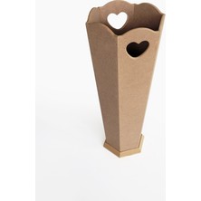 Yegane Concept Ham Mdf, Boyanabilir, Kalpli Şemsiyelik, Çok Amaçlı Düzenleyici, 48 cm
