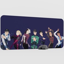 mousepad bastir Yuri On Ice Anime Mousepad V1 - 90X40 Xxl Gaming Mouse Pad Fare Altlığı