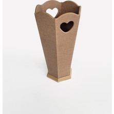 Yegane Concept Ham Mdf, Boyanabilir, Kapli Şemsiyelik, Çok Amaçlı Toparlayıcı, 37 cm
