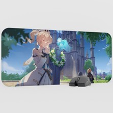 mousepad bastir Barbara Genshin Impact Anime Oyuncu V1 - 70X30 Xl Gaming Mouse Pad Fare Altlığı
