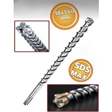 Cmc Tools CMC6311 Sds Max Hilti Beton Delme Matkap Ucu 18X540 mm 4 Elmaslı