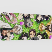 mousepad bastir Kimetsu No Yaiba Anime Mousepad V1 - 90X40 Xxl Gaming Mouse Pad Fare Altlığı