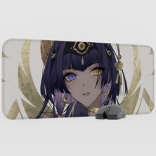 mousepad bastir Candace Genshin Impact Anime Oyuncu V4 - 70X30 Xl Gaming Mouse Pad Fare Altlığı