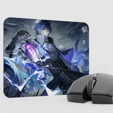 mousepad bastir Flins Genshin Impact Anime Oyuncu V5 - 22X18 Gaming Mouse Pad Fare Altlığı