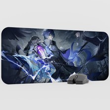 mousepad bastir Flins Genshin Impact Anime Oyuncu V5 - 70X30 Xl Gaming Mouse Pad Fare Altlığı
