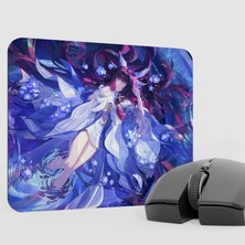 mousepad bastir Columbina (Damselette) Genshin Impact Anime Oyuncu V1 - 22X18 Gaming Mouse Pad Fare Altlığı