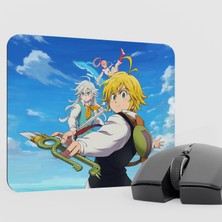 mousepad bastir Nanatsu No Taizai Anime Mousepad V3 - 22X18 Gaming Mouse Pad Fare Altlığı