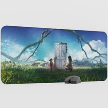 mousepad bastir Suzume Anime Mousepad V5 - 90X40 Xxl Gaming Mouse Pad Fare Altlığı