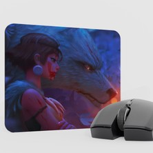 mousepad bastir Mononoke Hime Anime Mousepad V5 - 22X18 Gaming Mouse Pad Fare Altlığı