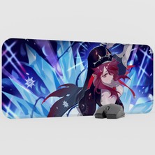 mousepad bastir Rosaria Genshin Impact Anime Oyuncu V1 - 70X30 Xl Gaming Mouse Pad Fare Altlığı