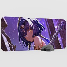 mousepad bastir Candace Genshin Impact Anime Oyuncu V2 - 70X30 Xl Gaming Mouse Pad Fare Altlığı