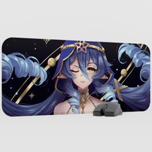 mousepad bastir Candace Genshin Impact Anime Oyuncu V3 - 70X30 Xl Gaming Mouse Pad Fare Altlığı