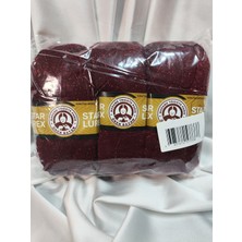 Ören Bayan Star Lurex Bordo El Örgü Ipi (3 Adet) - Renk: 035K