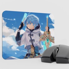mousepad bastir Chongyun Genshin Impact Anime Oyuncu V3 - 22X18 Gaming Mouse Pad Fare Altlığı