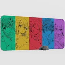 mousepad bastir Fairy Tail Anime Mousepad V5 - 90X40 Xxl Gaming Mouse Pad Fare Altlığı