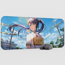 mousepad bastir Suzume Anime Mousepad V3 - 70X30 Xl Gaming Mouse Pad Fare Altlığı
