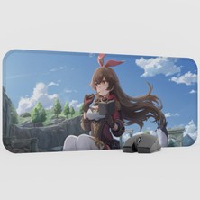 mousepad bastir Amber Genshin Impact Anime Oyuncu V1 - 70X30 Xl Gaming Mouse Pad Fare Altlığı